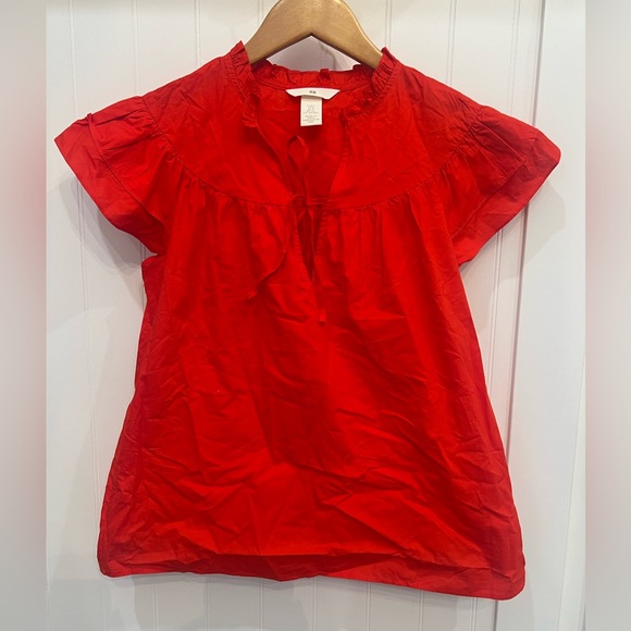 H&M Ruffle Shoulder Blouse - Picture 2 of 4